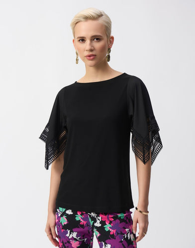 Cut out 3/4 slv top- 251117