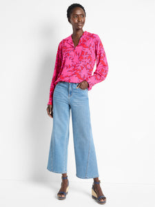 clashy petals poet blouse-S251609-SP25A