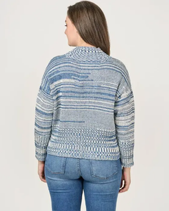 carolina chunky tweed mock-5405