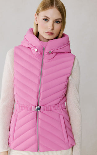 slim-fit vest-Estelle-vest-pnk