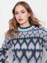 heart mock neck swtr-c2175-820c