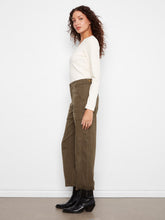smooth twill barrel leg pants-C5812/655c