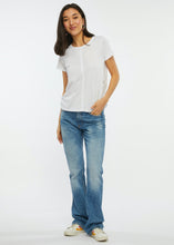 ruched t shirt-ZP6464U-wh