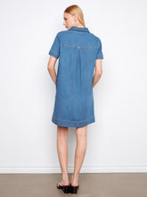 ssl denim shirt dress-C3229