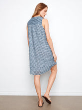 henley sless dot print dress-C3260