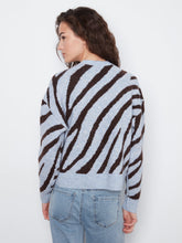 long slv drop shoulder crew jacuard-C2153/721c