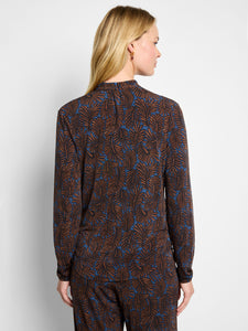 feather fern wrap top-F251090