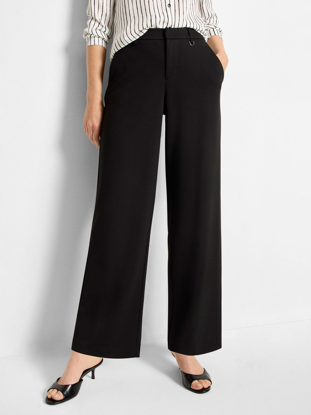 ponte lined pant-F251394