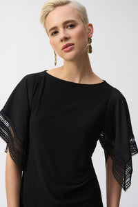 Cut out 3/4 slv top- 251117