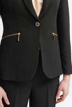 technical ponte jacket w zip pocket-Tanya