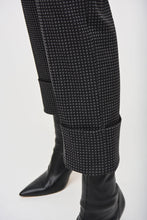 3/4 wide leg tweed pant-243262