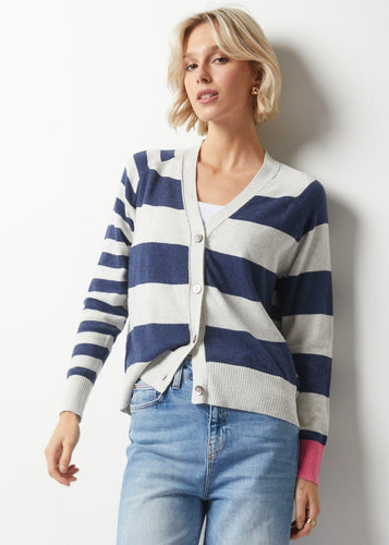essential stripe cardi-ZP6330U