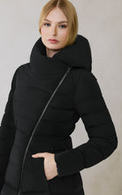 A-Line slim-fit coat-Judy-L