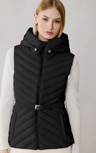 slim-fit vest-Estelle-vest-blk