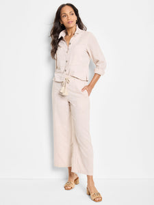 rumba linen pocket jacket-M251526-SU25X