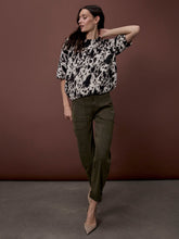 smooth twill barrel leg pants-C5812/655c