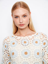 flower crochet sweater -C2941