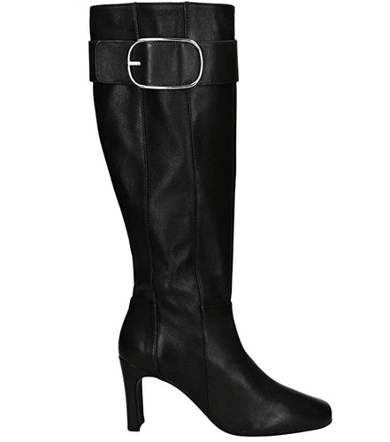 hi heel tall boot w/buckle det tread water resist - Vivyanne