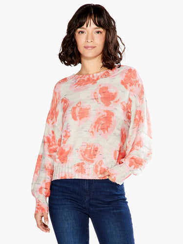 rosy sunset sweater-S231112