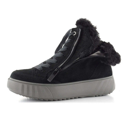 mikayla waterproof  ankle runner w fur-12-46513