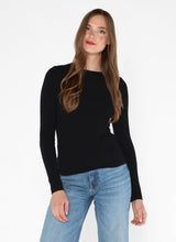 bamboo long slv crew neck-CEBT1020