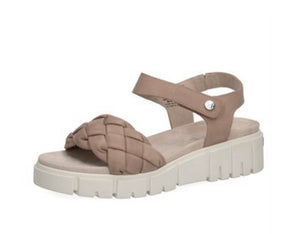 braided leather front platform sandal-28256-28 (avail in taupe and black)