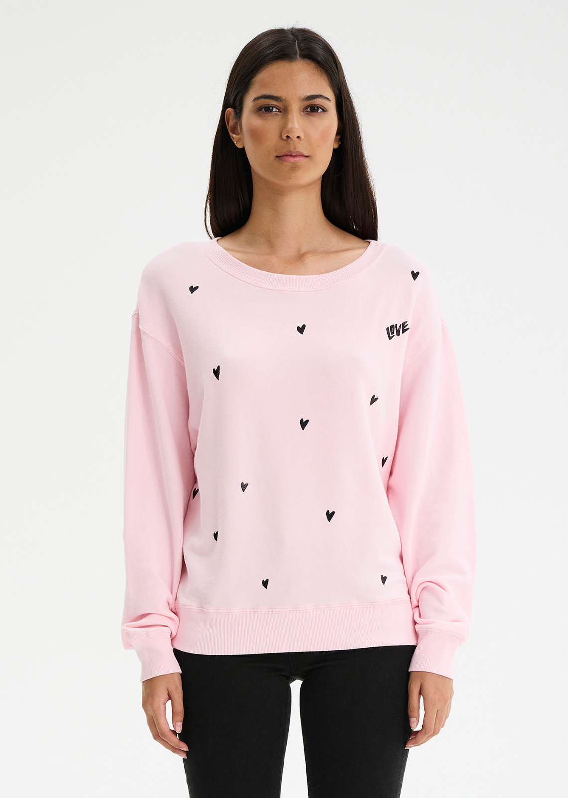 Love heart clearance sweatshirt