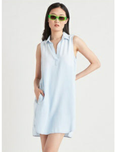 sleeveless tencel mini dress-1922256