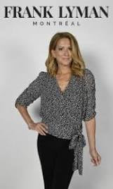 v nk sheer ruch sleeve wrap top-236281