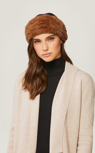 faux fur head band -Jaleh
