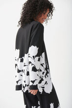 Border print boyfriend jacket-221133