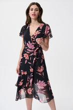 printed short sleeve dress-231255