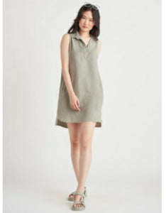 sleeveless tencel mini dress-1922256