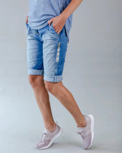 denim easy fit bermuda shorts-GM60178