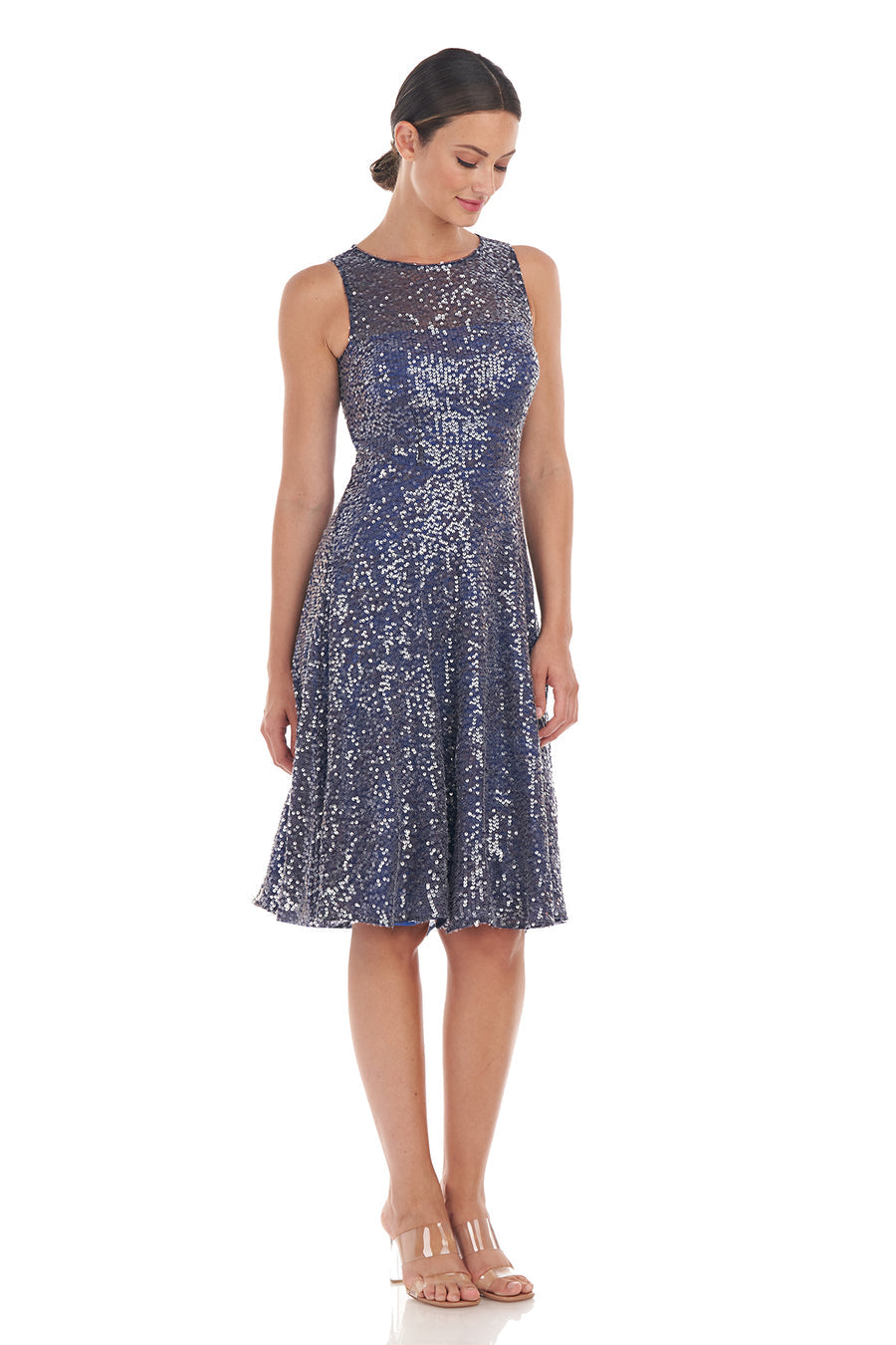 sophie fit & flare sequin dress-8619195 LifeStylesWW sophie fit & flare sequin dress-8619195 LifeStylesWW