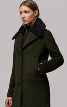 mid length straight fit classic wool coat-Adreanna