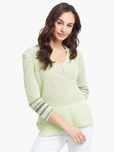 magnolia stripe sweater-s21-1124