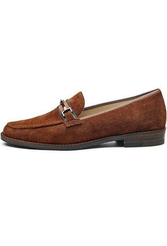 Cognac suede loafer- Kade- 12-31238-95