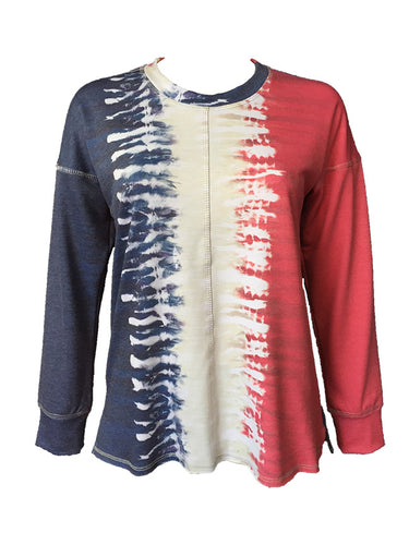 french terry crew neck seam-7735fc