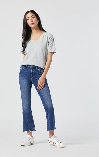 anika indigo destroy hem flare ankle jean-100488-33356
