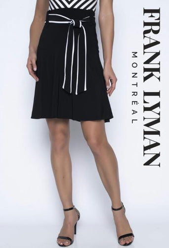 flirty belted skirt