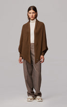 ribbed knit scarfigan-Becca