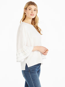 tangier tiered sleeve blouse -M201622-SU21B