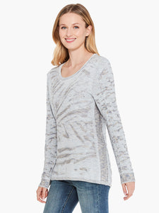 saturday textured cotton sweater-F211124-FA21A