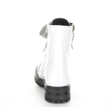 lace up/zip white patent boot-Paulie