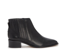 linear stitch low heeled ankle boot-leminda (avail in black or sandy brown)