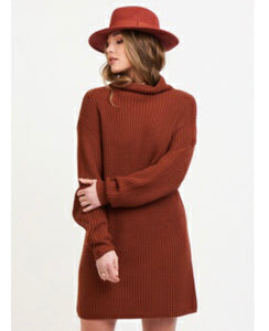 ls mock neck sweater dress-1827010