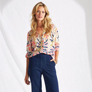sunrise floral live in blouse - S22-1614-SP22A