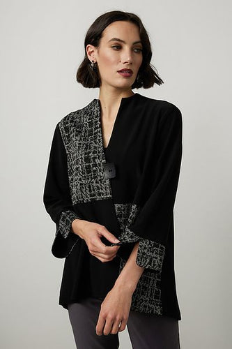 grey/blk col block clasic jkt-214141