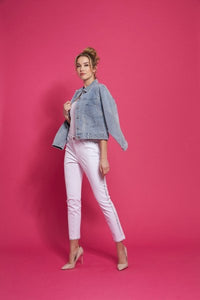 white jean with silver side stripe detailing-212908